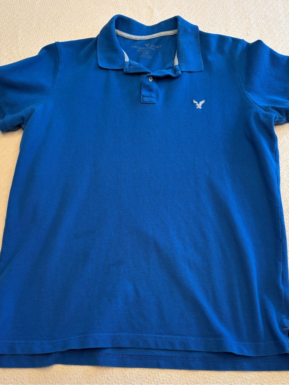 American Eagle Men’s Medium Blue Polo Shirt